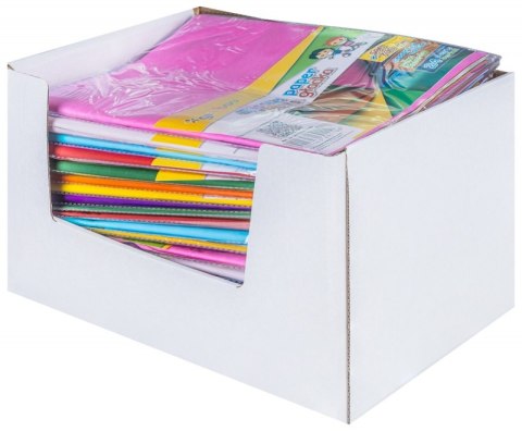 Bibuła gładka GIMBOO, w składkach, 50x70cm, 24ark., mix kolorów