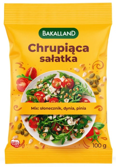 Chrupiąca sałatka BAKALLAND, mix prażonych ziaren, 100g