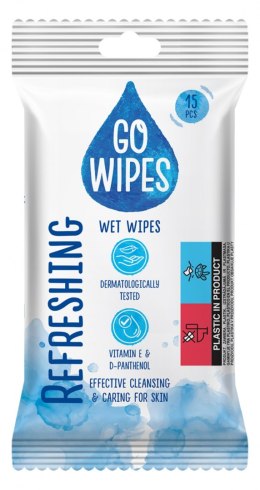 Chusteczki nawilżane GOWIPES, uniwersalne, 15 szt.