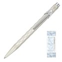 Długopis CARAN D'ACHE 849 XMAS25 Alpine Frost, w pudełku, biały