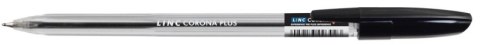 Długopis LINC Corona Plus, śr. kulki 0,7mm, gr. linii 0,3mm, czarny