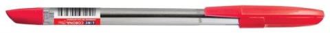 Długopis LINC Corona Plus, śr. kulki 0,7mm, gr. linii 0,3mm, czerwony
