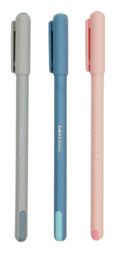 Długopis LINC Pentonic Frost, śr. kulki 0,7mm, gr. linii 0,3mm, czarny