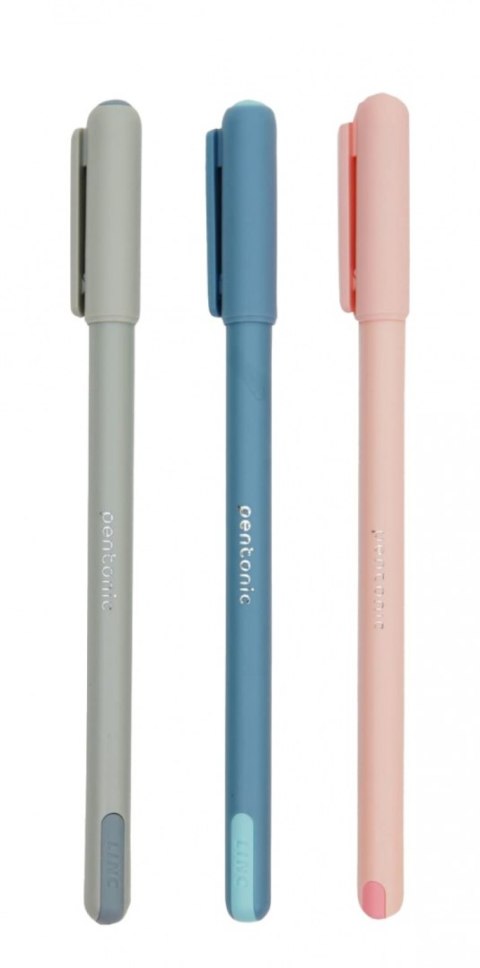 Długopis LINC Pentonic Frost, śr. kulki 0,7mm, gr. linii 0,3mm, czerwony