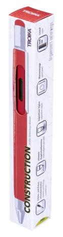Długopis wielozadaniowy TROIKA Construction, czerwony