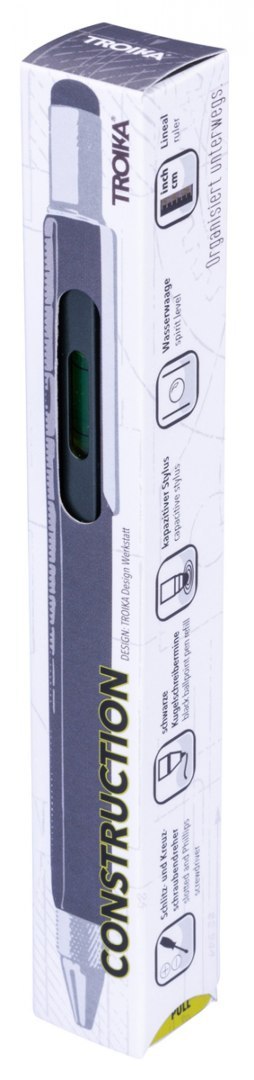 Długopis wielozadaniowy TROIKA Construction, tytan