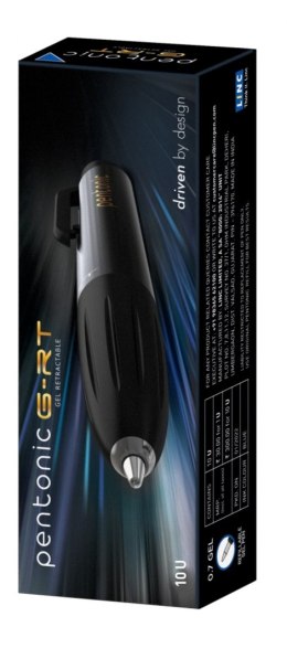 Długopis żelowy LINC Pentonic GRT, śr. kulki 0,7mm, niebieski