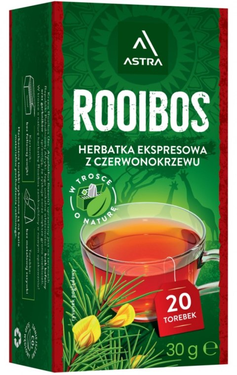 Herbata ASTRA Rooibos, 20 torebek