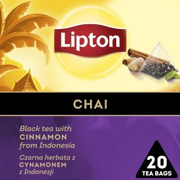 Herbata LIPTON Discovery Collection, czarna, chai, 20 piramidek
