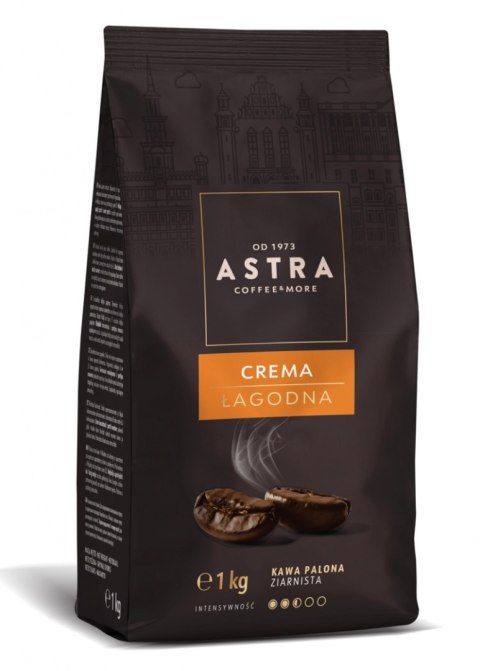 Kawa ASTRA Crema Łagodna, ziarnista, 1kg