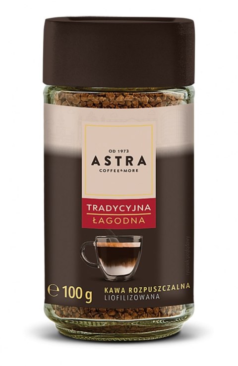 Kawa ASTRA Tradycyjna Łagodna, rozpuszczalna, 100g