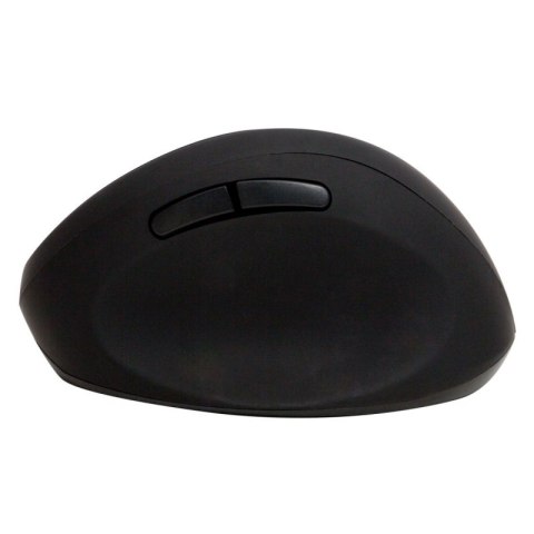 Myszka ergonomiczna bezprzewodowa pionowa Q-CONNECT, 6-przyciskowa, na baterie, dla praworęcznych, czarna