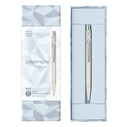 Ołówek mechaniczny CARAN D'ACHE 844 XMAS25 Alpine Frost, 0,5mm, w pudełku, biały