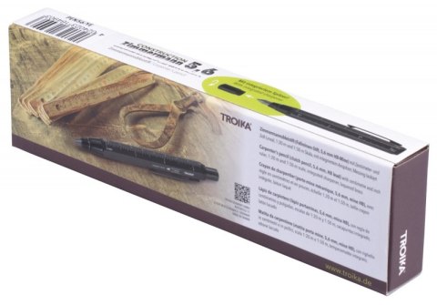 Ołówek stolarski TROIKA Zimmermann, 5,6mm, żółty