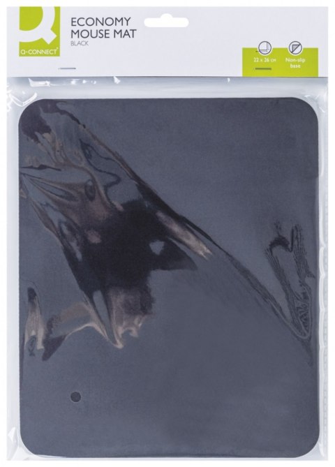 Podkładka pod mysz Q-CONNECT, 22x26 cm, czarny