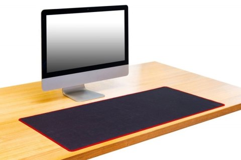 Podkładka pod mysz Q-CONNECT XXL, 90x40cm, czarno‑czerwona