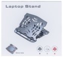 Podstawa pod laptopa z obrotowym podłożem Q-CONNECT, 25,5x28x2,2 cm, czarna