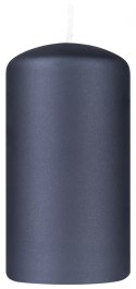 Świeca słupek DONAU HOME Standard Lakier, 60x115mm, czarny metaliczny mat
