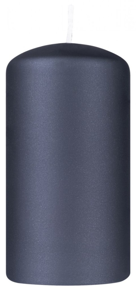 Świeca słupek DONAU HOME Standard Lakier, 60x115mm, czarny metaliczny mat