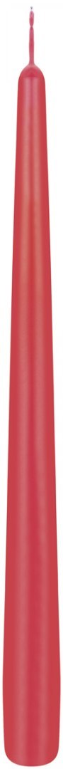 Świeca szpic DONAU HOME Standard Kolor, 22x230mm, 40 szt., czerwony