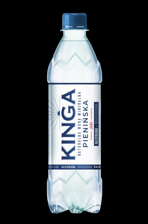 Woda mineralna KINGA PIENIŃSKA, gazowana, 0,5l, kaucja