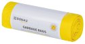 Worki na śmieci DONAU HOME, do segregacji, plastik (LDPE), 120l, 10 szt., żółte