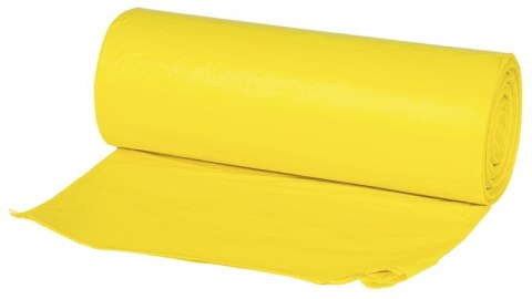 Worki na śmieci DONAU HOME, do segregacji, plastik (LDPE), 120l, 10 szt., żółte