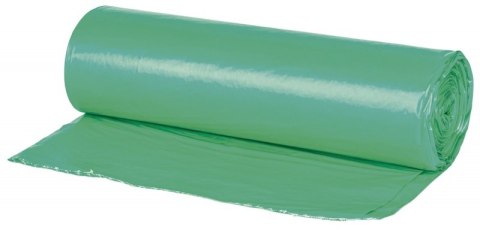 Worki na śmieci DONAU HOME, do segregacji, szkło (LDPE), 120l, 10 szt., zielone