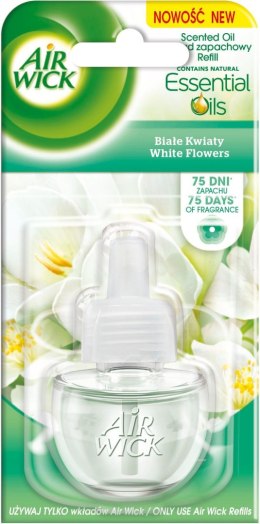 AIR WICK odświeżacz elektryczny wkład 19ml Białe Kwiaty *542311