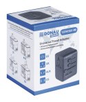 Adapter podróżny DONAU TRAVEL 521, czarny