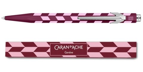 Długopis CARAN D'ACHE 849 Mosaic, garnet red