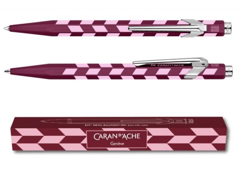 Długopis CARAN D'ACHE 849 Mosaic, garnet red