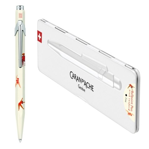 Długopis CARAN D'ACHE 849 Nina Cosford, w pudełku, beżowy