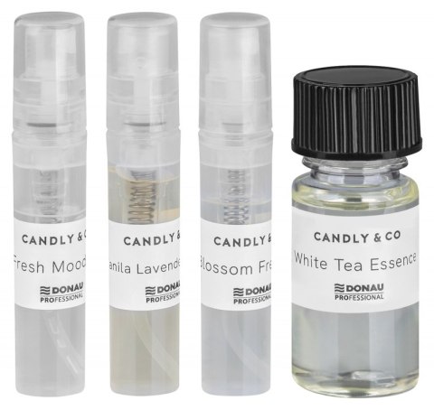 Dyfuzor elektryczny DONAU PROFESSIONAL by CANDLY&CO Mini Aroma Pro, próbka + 3 testery, tytanowy
