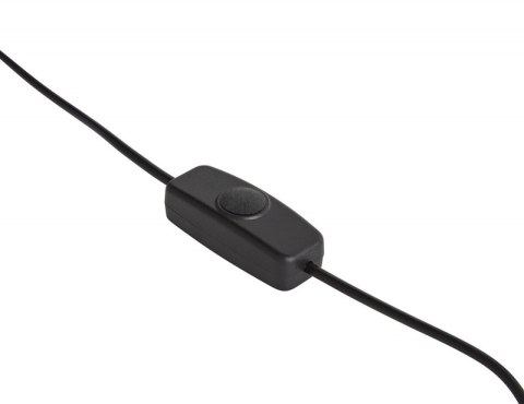 Globus TROIKA Terra Light, śr. 25cm, metalowa podstawa, czarno-srebrny