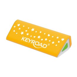 Gumka uniwersalna KEYROAD Roofix, trójkątna, pakowane na displayu, mix kolorów