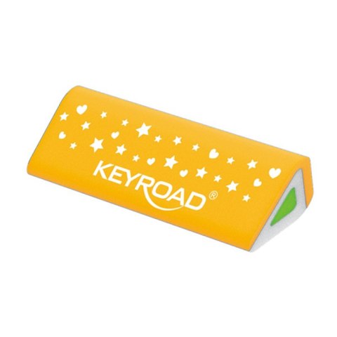 Gumka uniwersalna KEYROAD Roofix, trójkątna, pakowane na displayu, mix kolorów