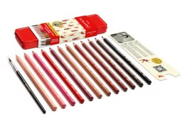 Kredki CARAN D'ACHE Supracolor Nina Cosford, 12 szt., w pudełku, mix kolorów