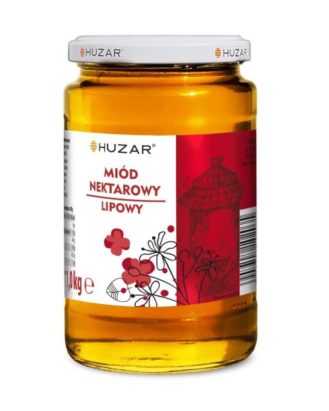 Miód Nektarowy Lipowy Huzar 1kg