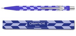 Ołówek mechaniczny CARAN D'ACHE 844 Mosaic, 0,5mm, w pudełku, royal blue