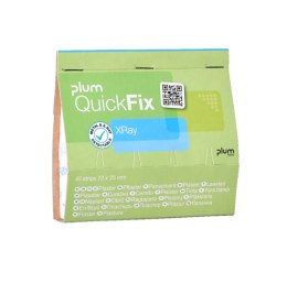 Plastry wykrywalne PLUM QuickFix XRey, wkład, 45 szt.