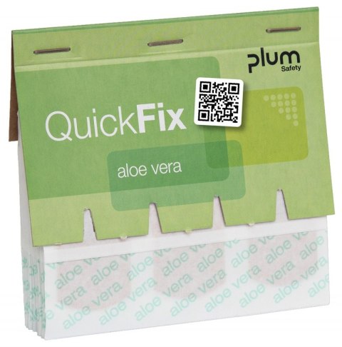 Plastry z aloesem PLUM QuickFix Aloe Vera, wkład, 45 szt.