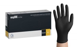 Rękawice nitrylowe, EASYCARE, 100 szt., rozmiar L, czarne