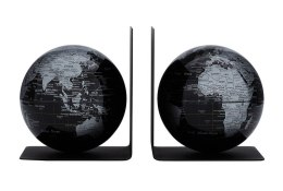 Zestaw globusów TROIKA Bookglobe, śr. 13cm, 2 szt., czarno-srebrny