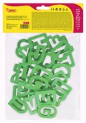 Akcesoria do modelowania JOVI Literki, 26 szt., zielone