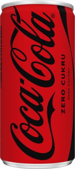 Coca-Cola Zero, puszka, 0,2l, kaucja