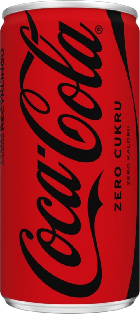 Coca-Cola Zero, puszka, 0,2l, kaucja