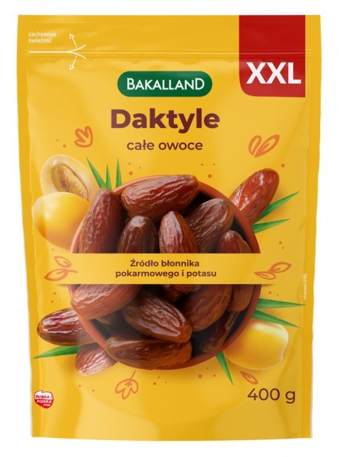 Daktyle całe owoce BAKALLAND, 400g