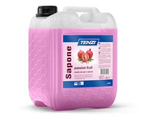 Delikatne mydło w płynie TENZI, zapach owocowy, Sapone Passion Fruit, 5l