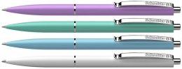 Długopis automatyczny SCHNEIDER K15, M, 4 szt., blister, mix kolorów pastelowych